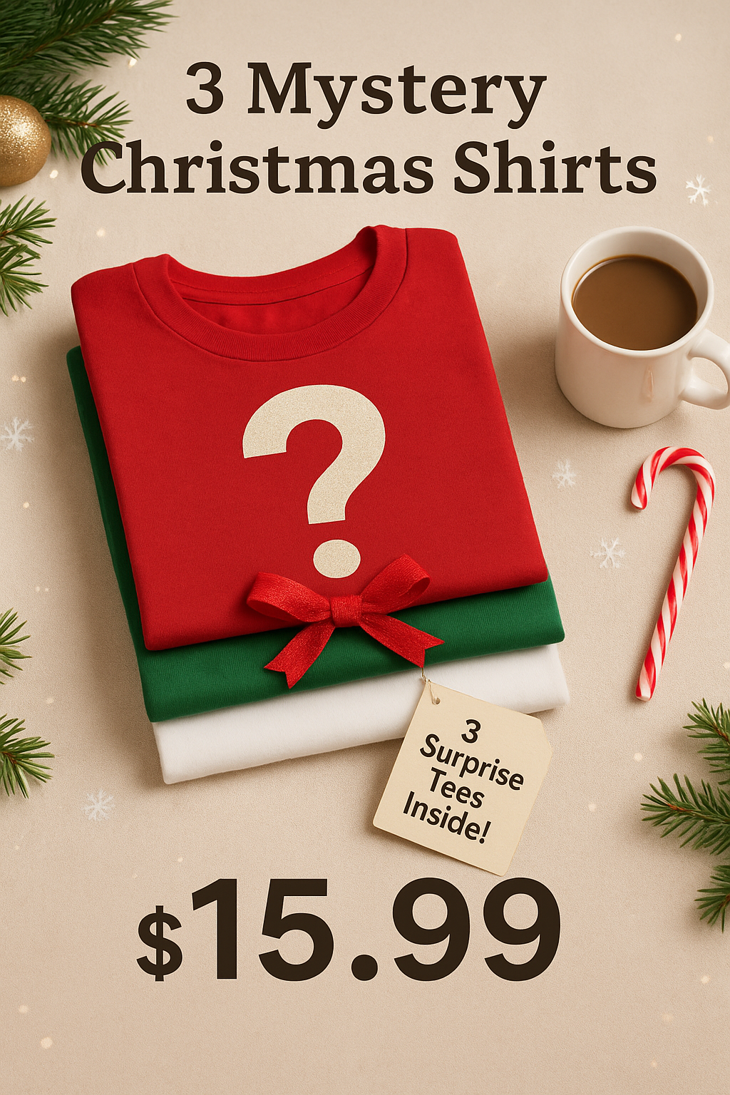 MYSTERY CHRISTMAS SHIRTS BUNDLE