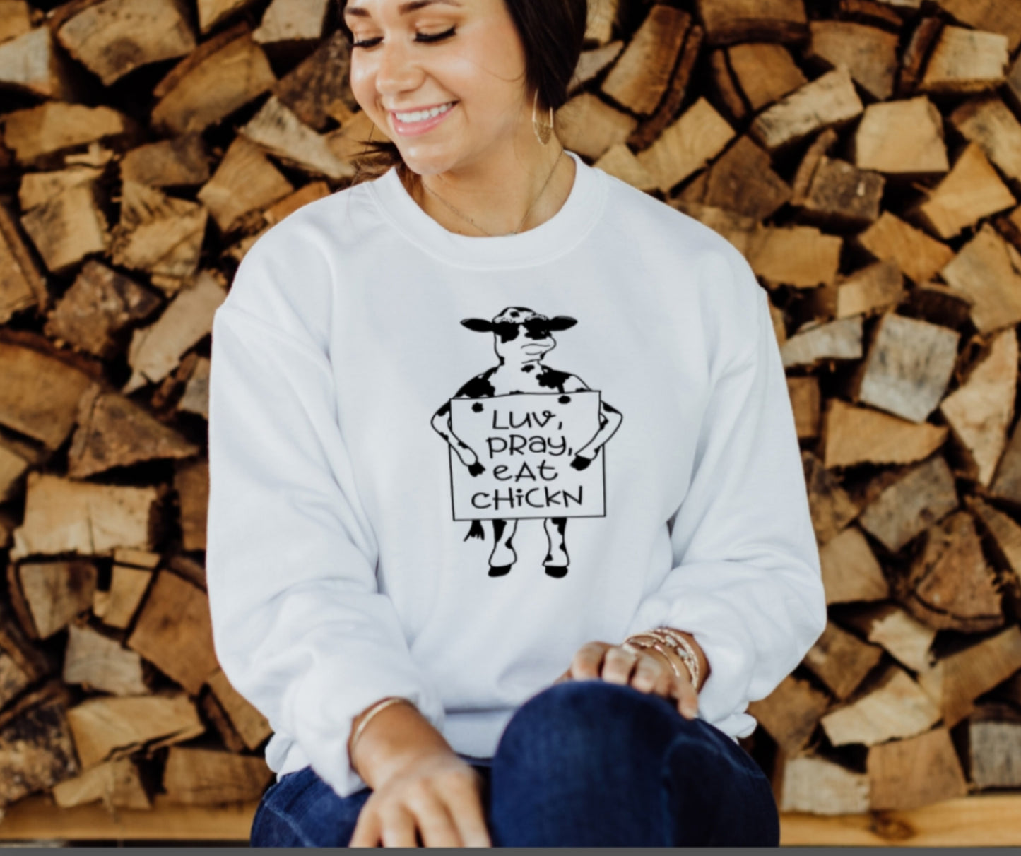 LUV PRAY EAT Chicken( T-shirt Available)