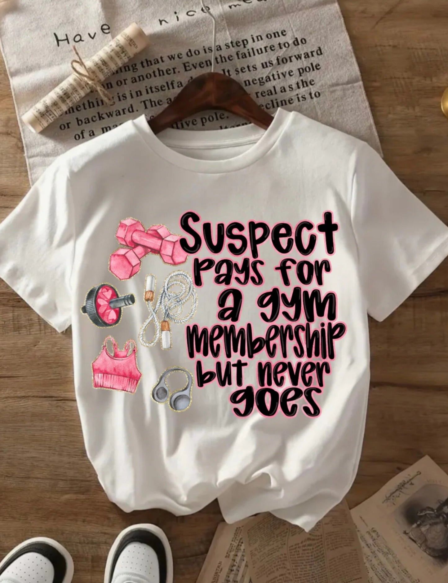 SUSPECT pays for a gym membership) ADULT