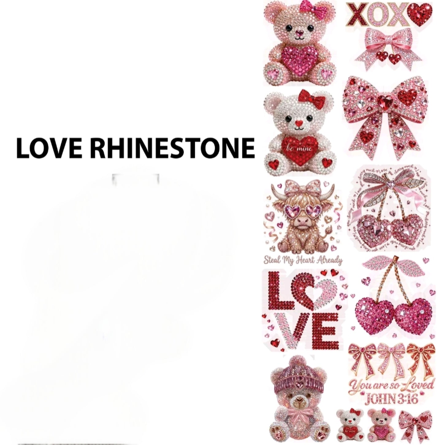 LOVE RHINESTONE